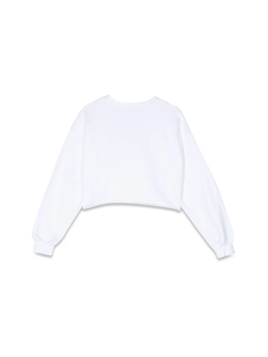 Msgm Cropped Sweatshirt