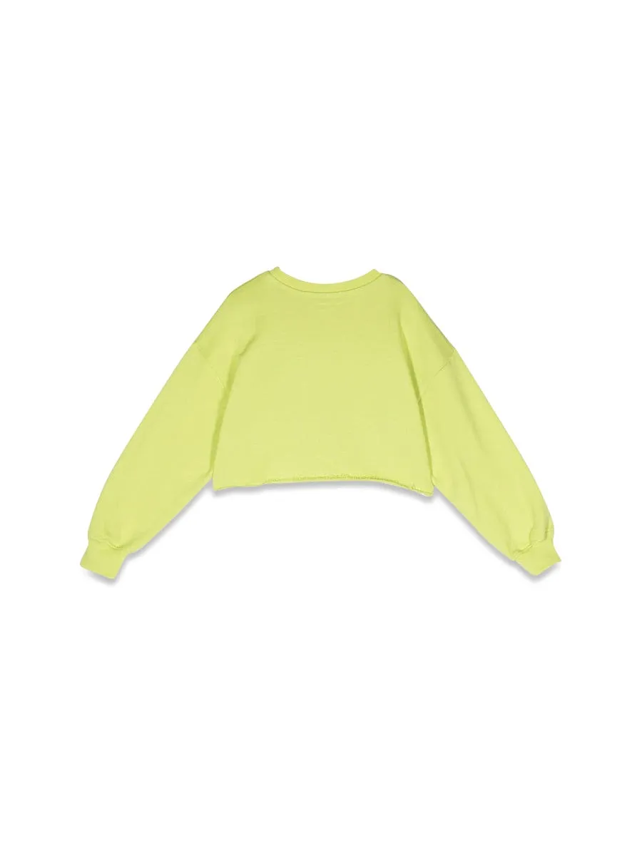 Msgm Cropped Sweatshirt