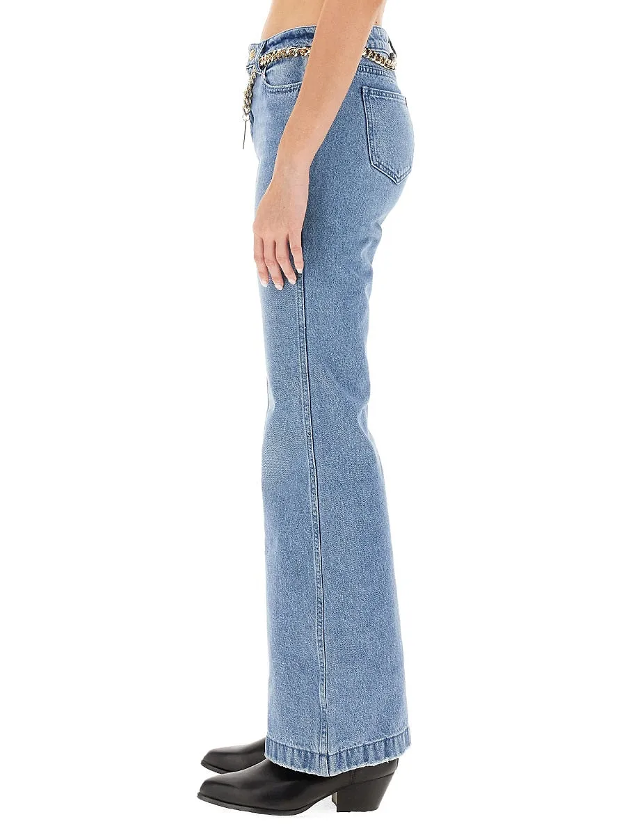Michael By Michael Kors Flare Fit Jeans