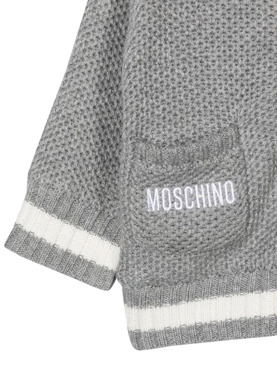 Moschino Teddy Bear Hooded Cardigan