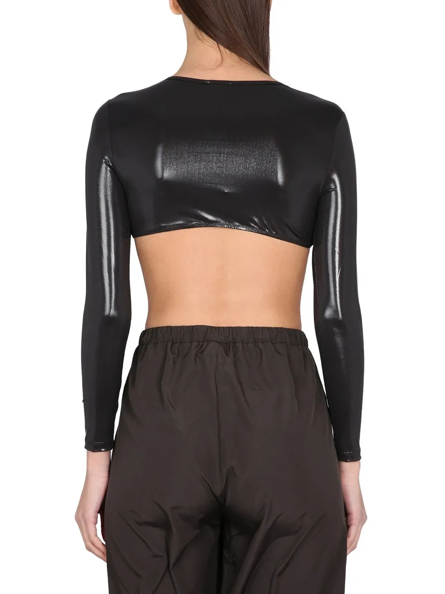 Not After Ten Cropped T Shirt