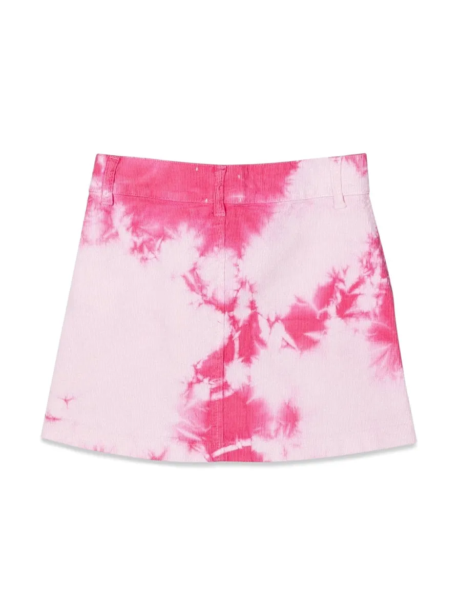 Velvet Tie Dye Skirt