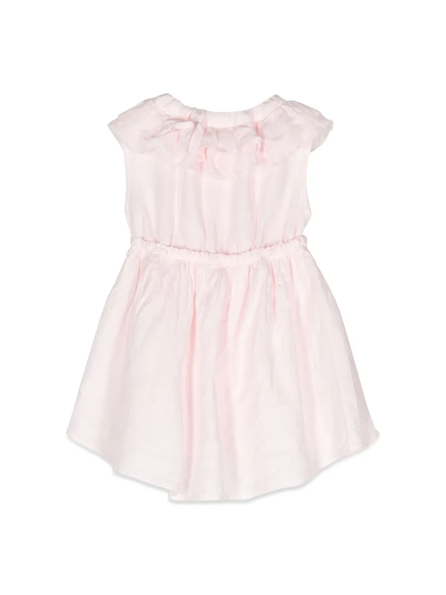 Il Gufo Dress With Ruffle Collar