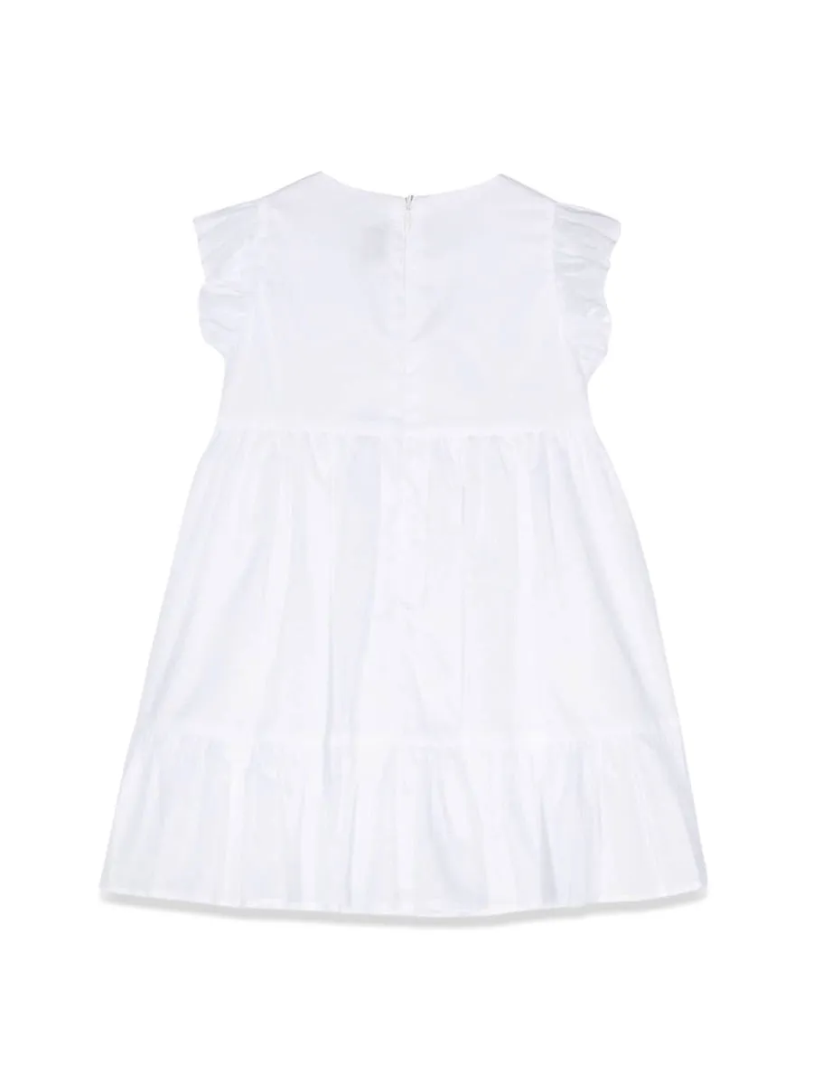 Il Gufo White M/Short Dress