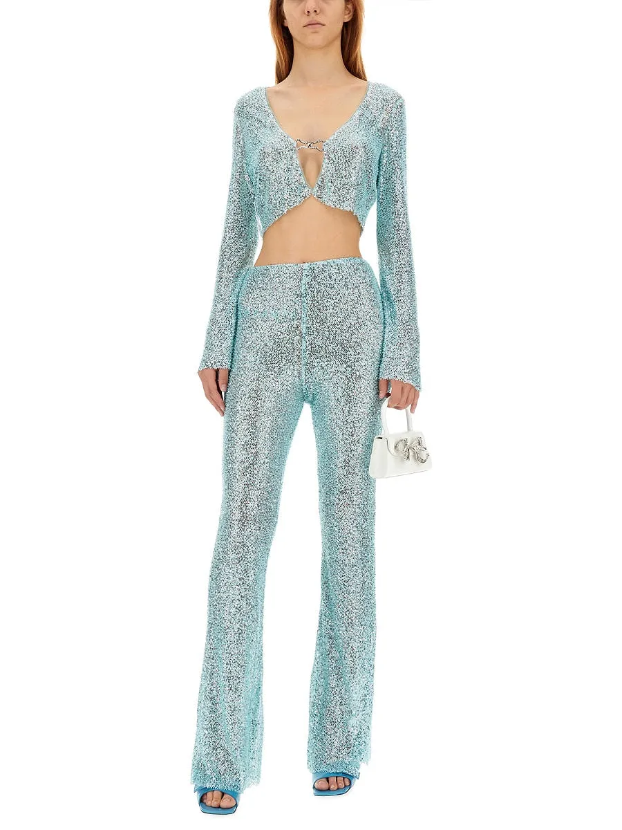 Self Portrait Beaded Pants