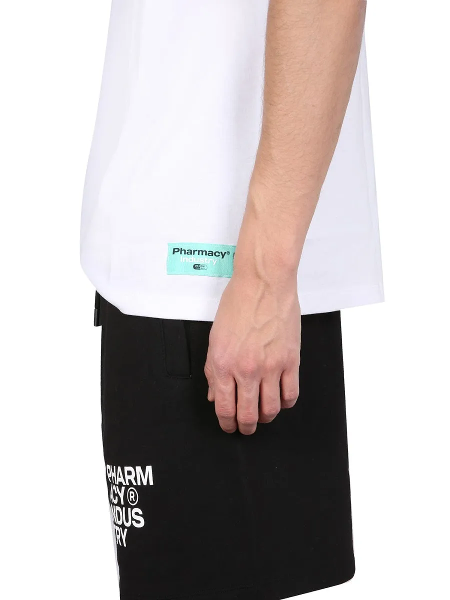 Pharmacy Industry Logo Print T Shirt