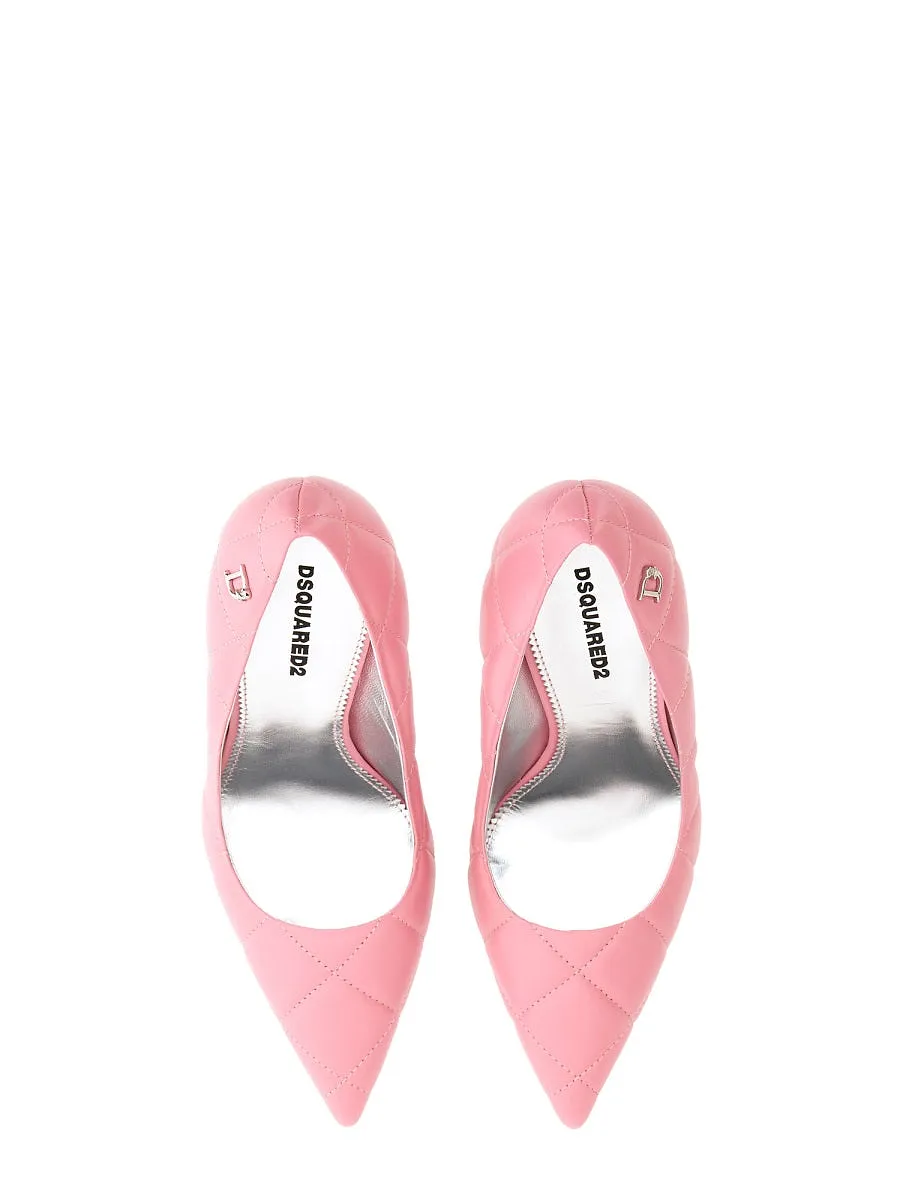 Dsquared Quilted Leather Pumps