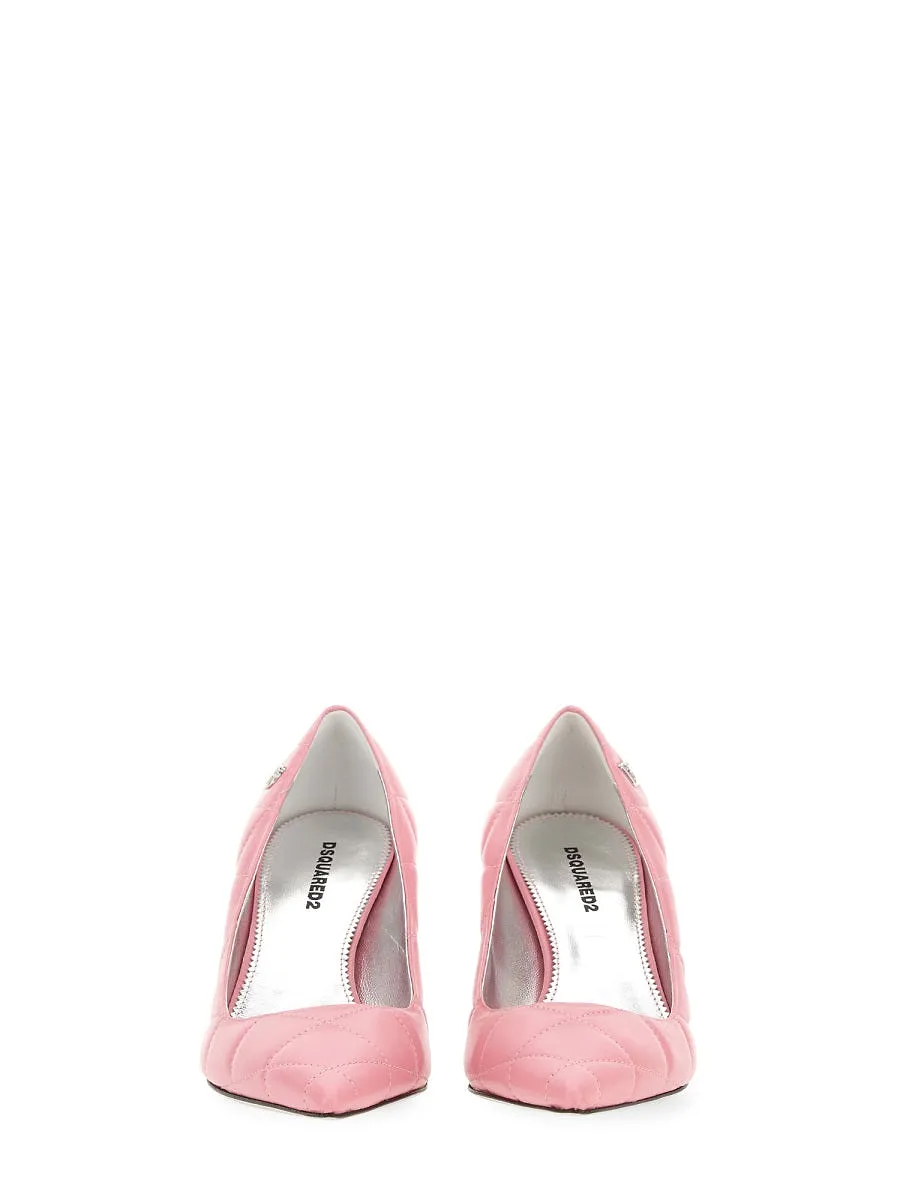 Dsquared Quilted Leather Pumps