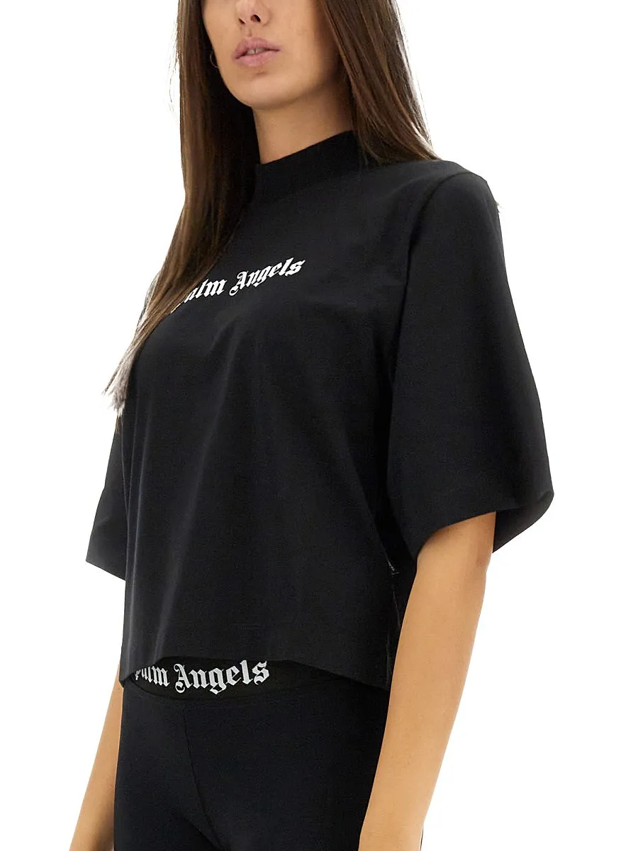 Palm Angels T Shirt With Logo
