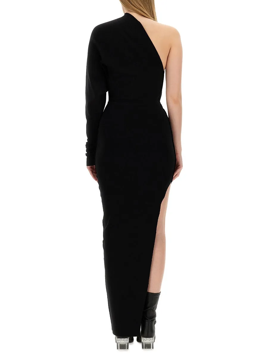 Rick Owens One Shoulder Dress
