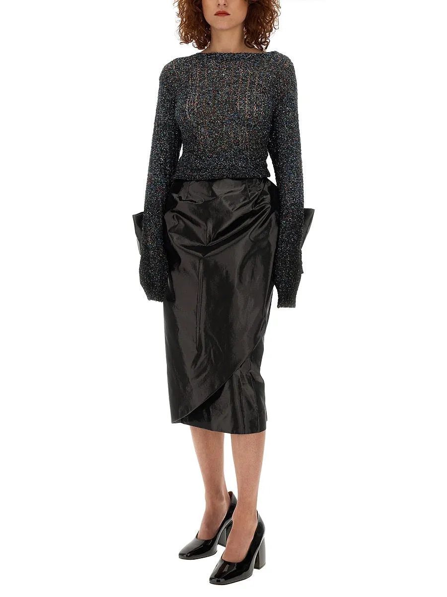 Maison Margiela Skirt With Bow