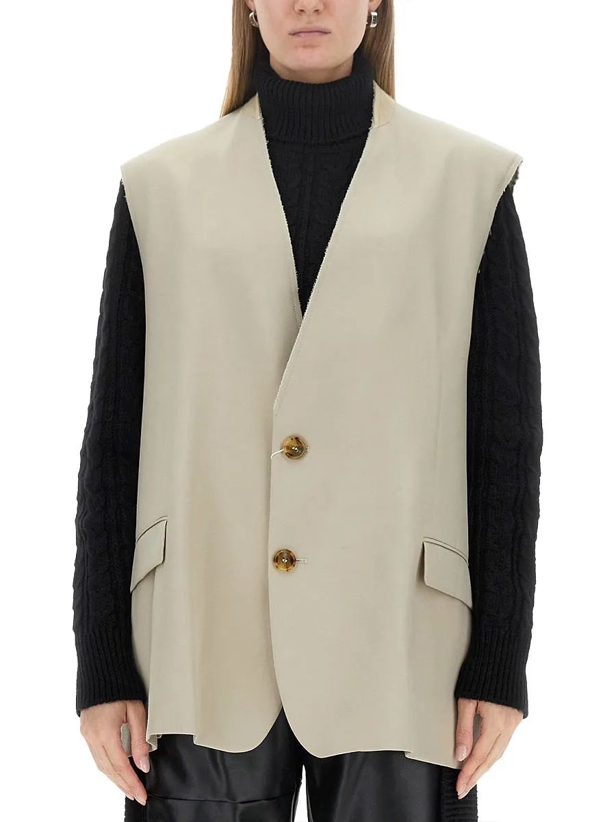 Mm6 Maison Margiela Single Breasted Vest