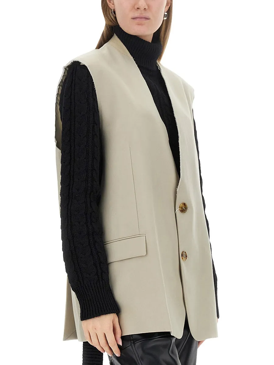 Mm6 Maison Margiela Single Breasted Vest