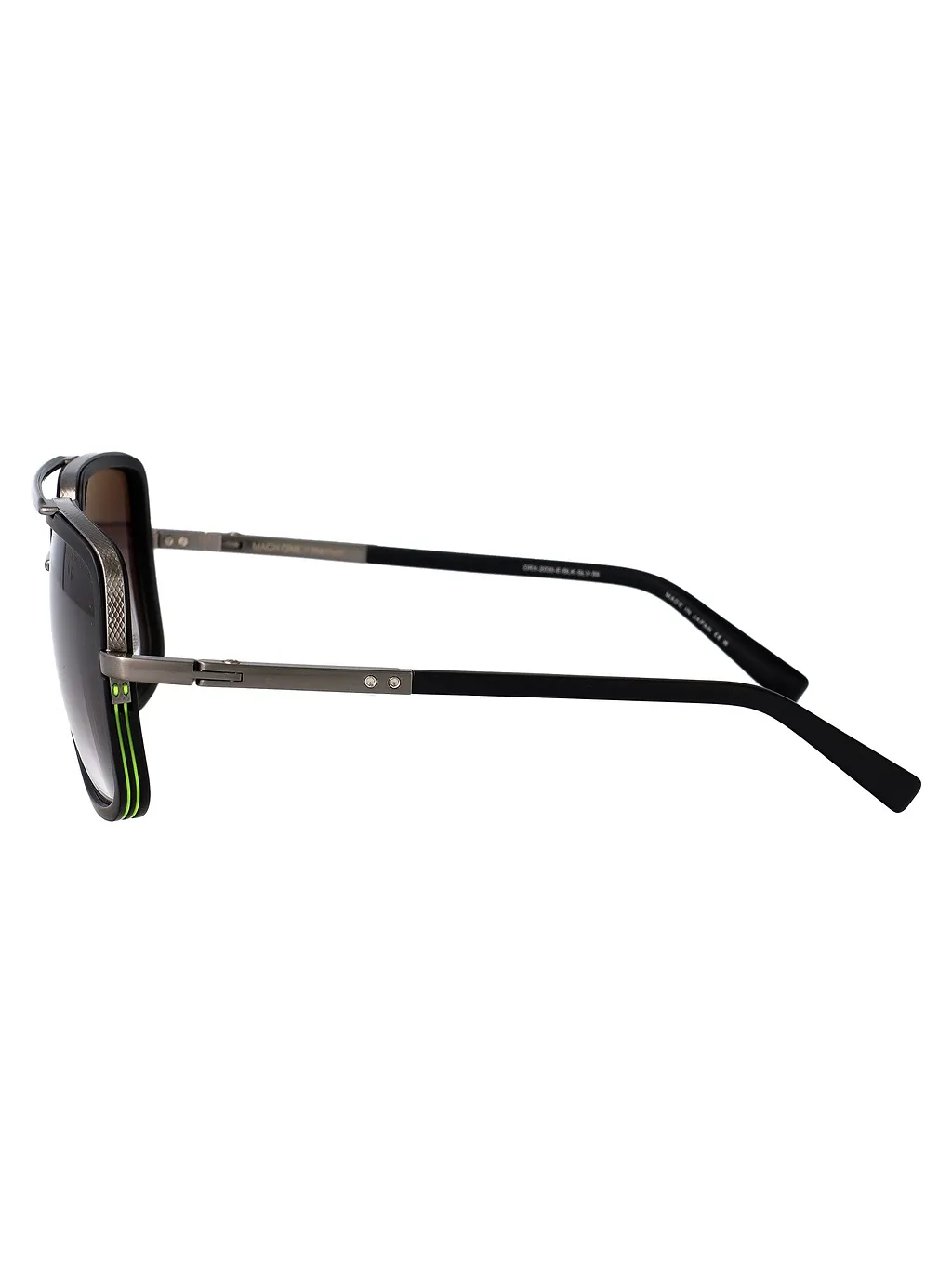 Dita Aviator Sunglasses Drx 2030 E Blk Slv 59 Blk Slv