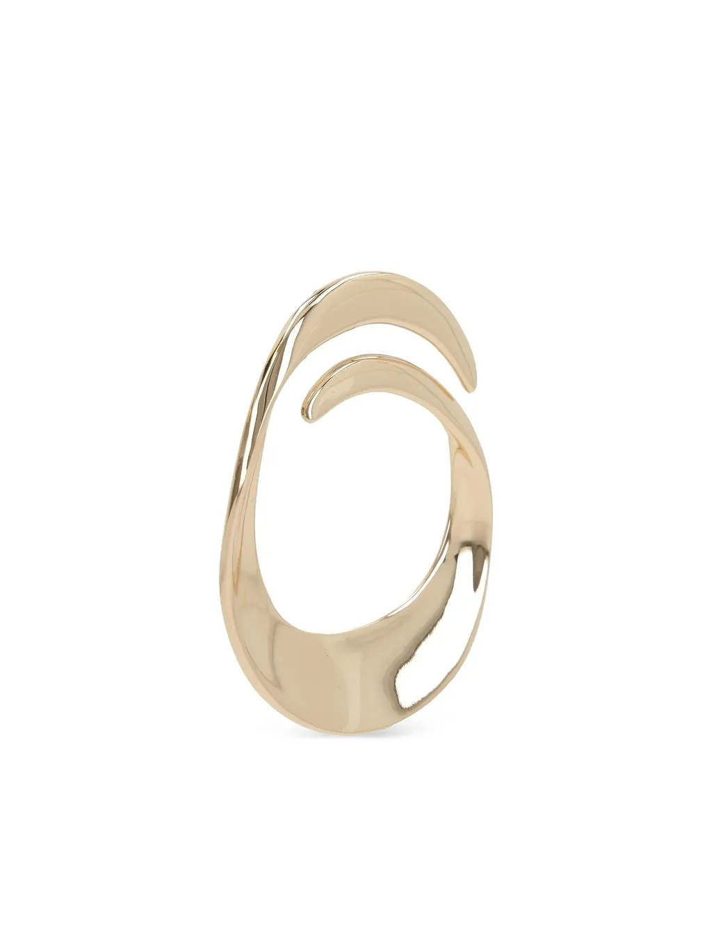 Gold Swirl Earrings