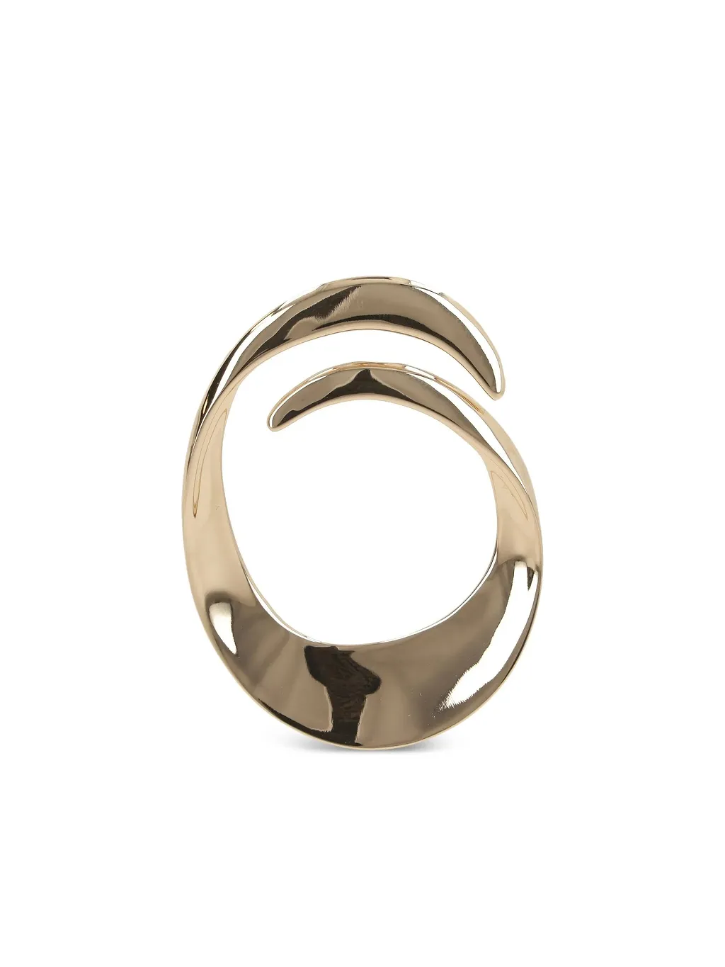 Gold Swirl Earrings
