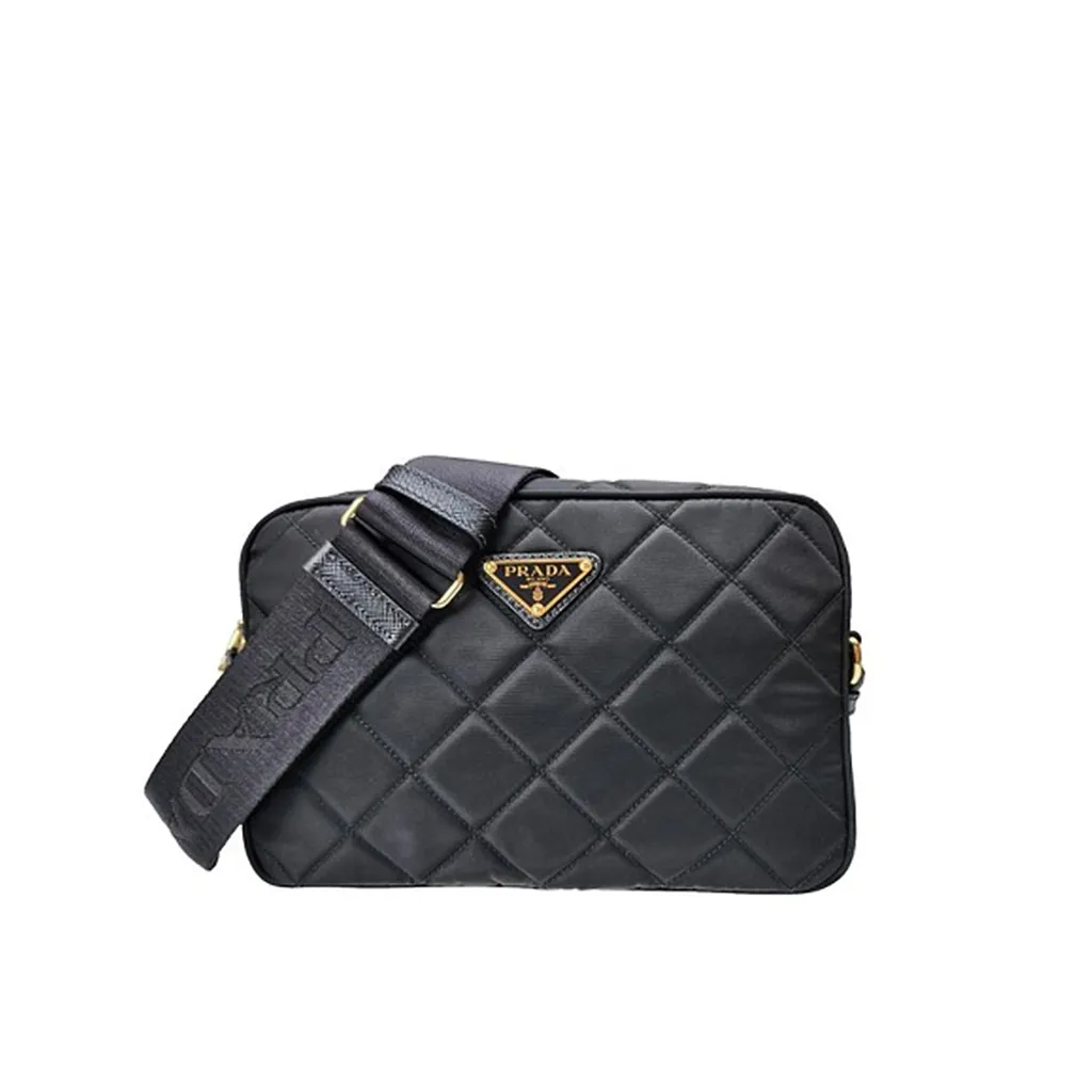 Prada Quilted Nylon Camera Bag