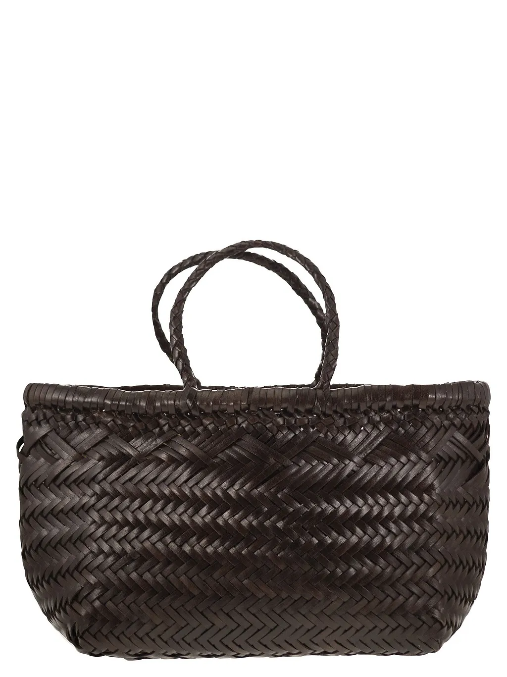 Dragon Triple Jump Small Woven Leather Bag