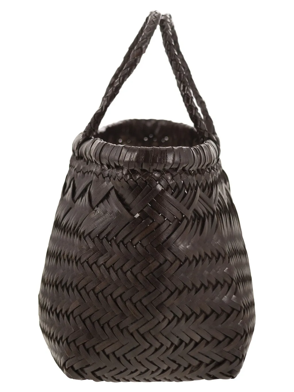 Dragon Triple Jump Small Woven Leather Bag