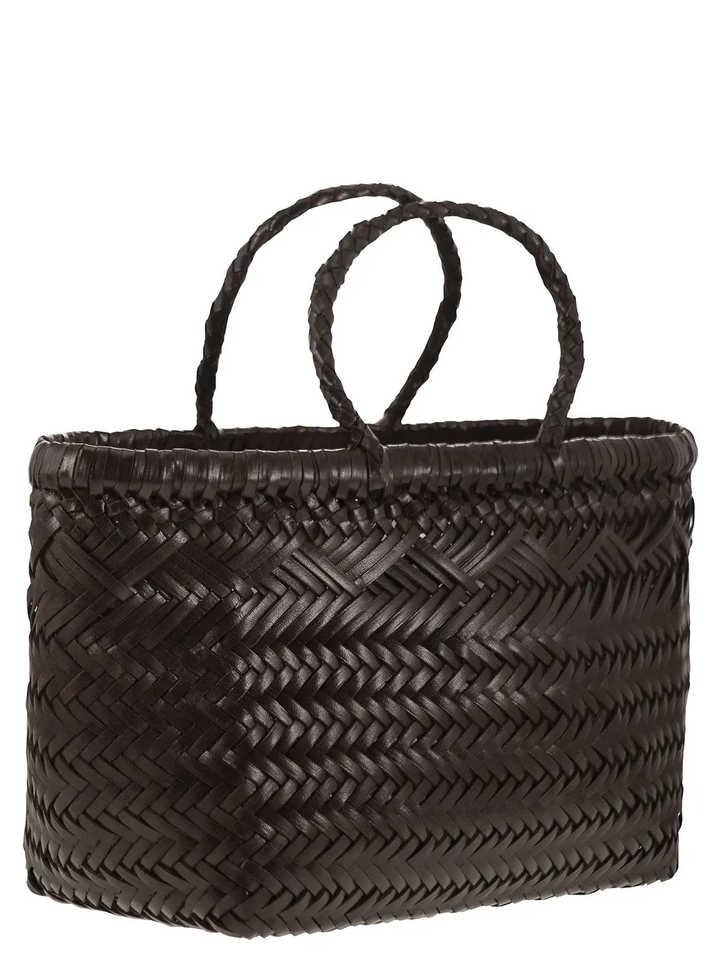 Dragon Triple Jump Small Woven Leather Bag