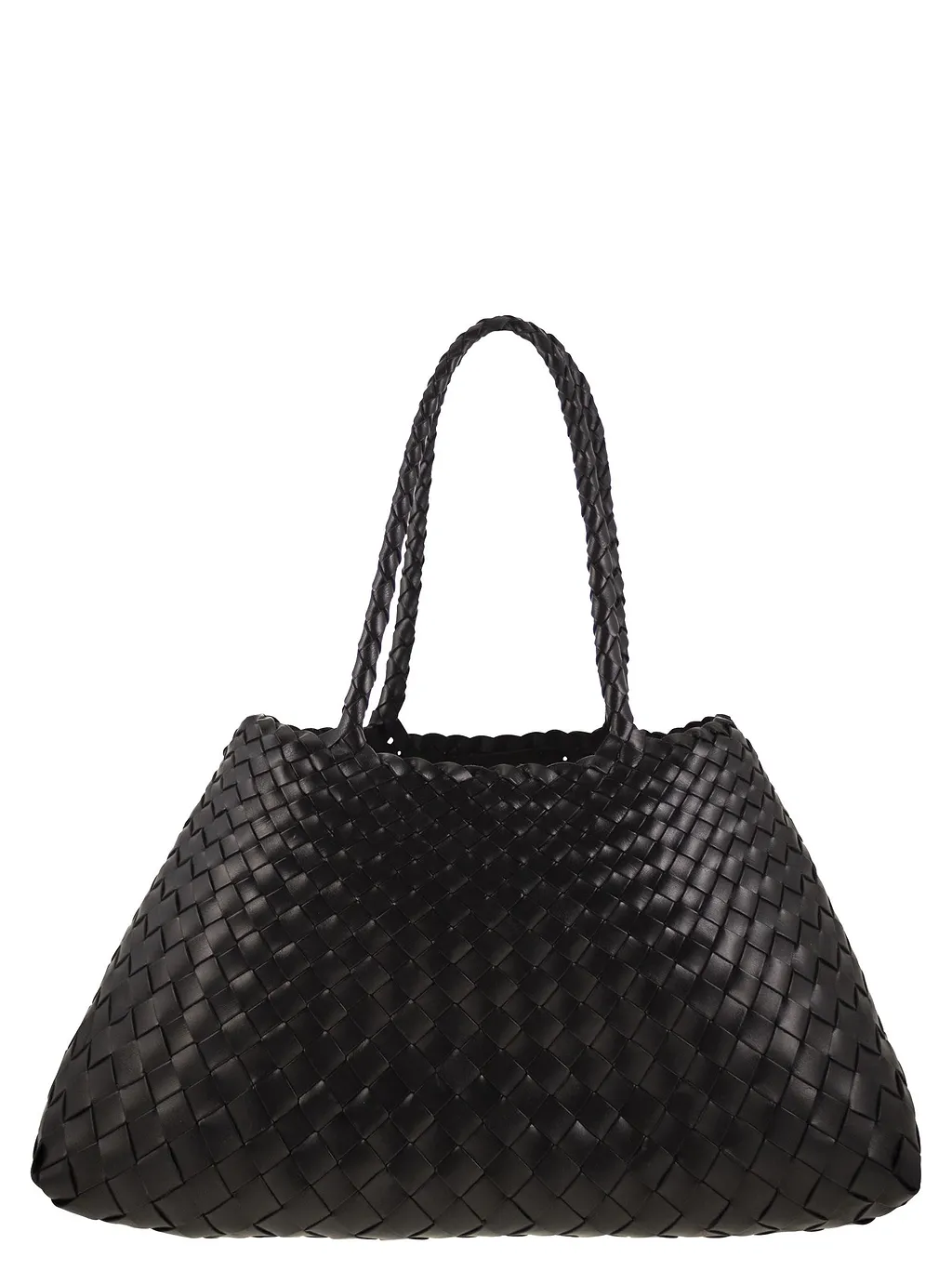 Dragon Santa Croce Big Woven Leather Bag