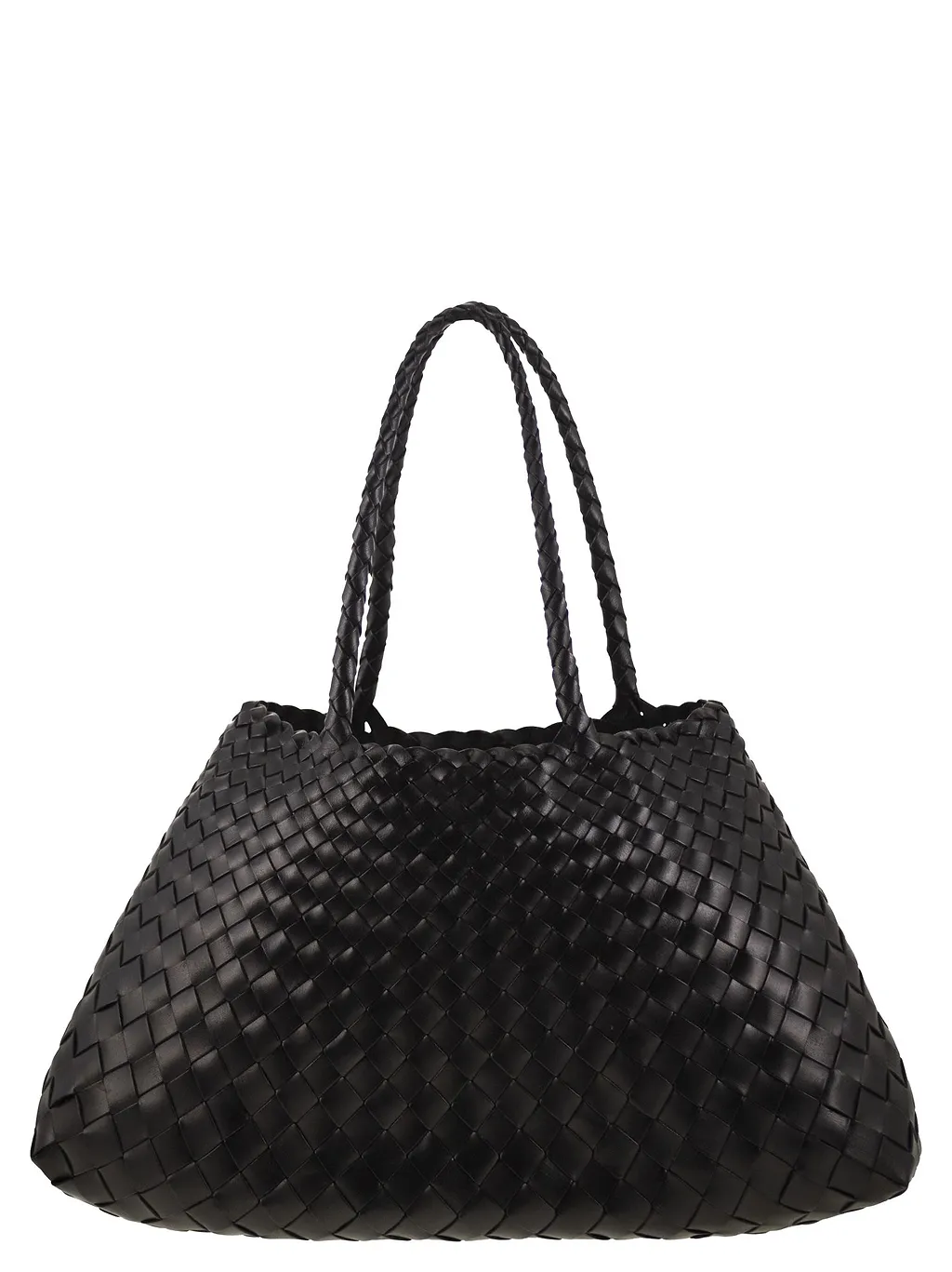 Dragon Santa Croce Big Woven Leather Bag