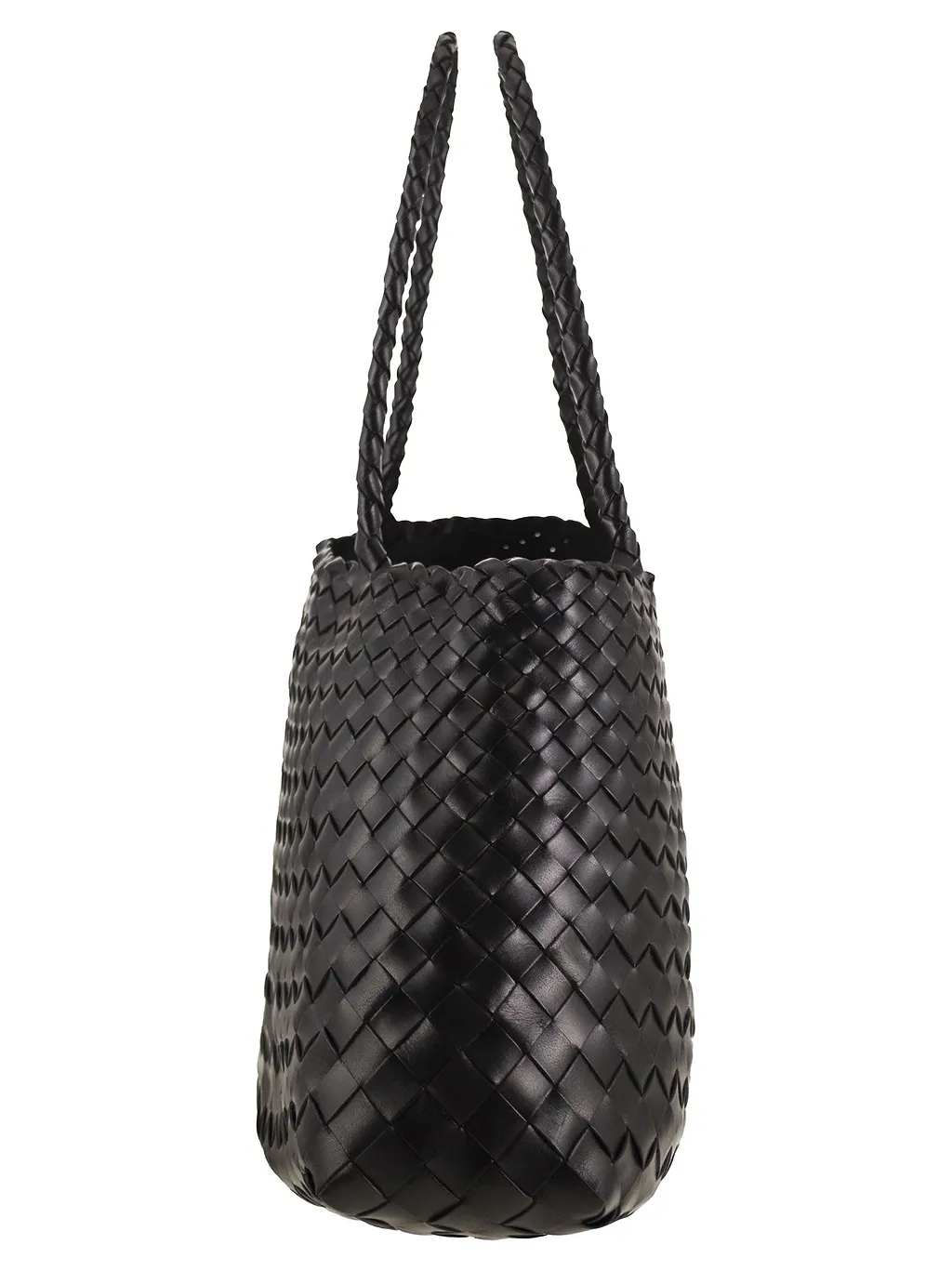 Dragon Santa Croce Big Woven Leather Bag