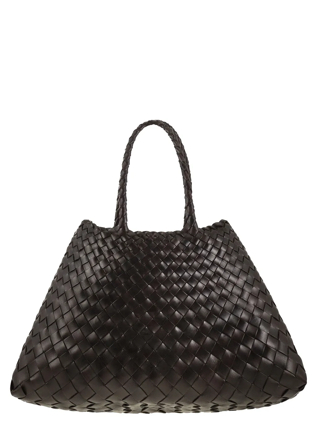 Dragon Santa Croce Small Woven Leather Bag