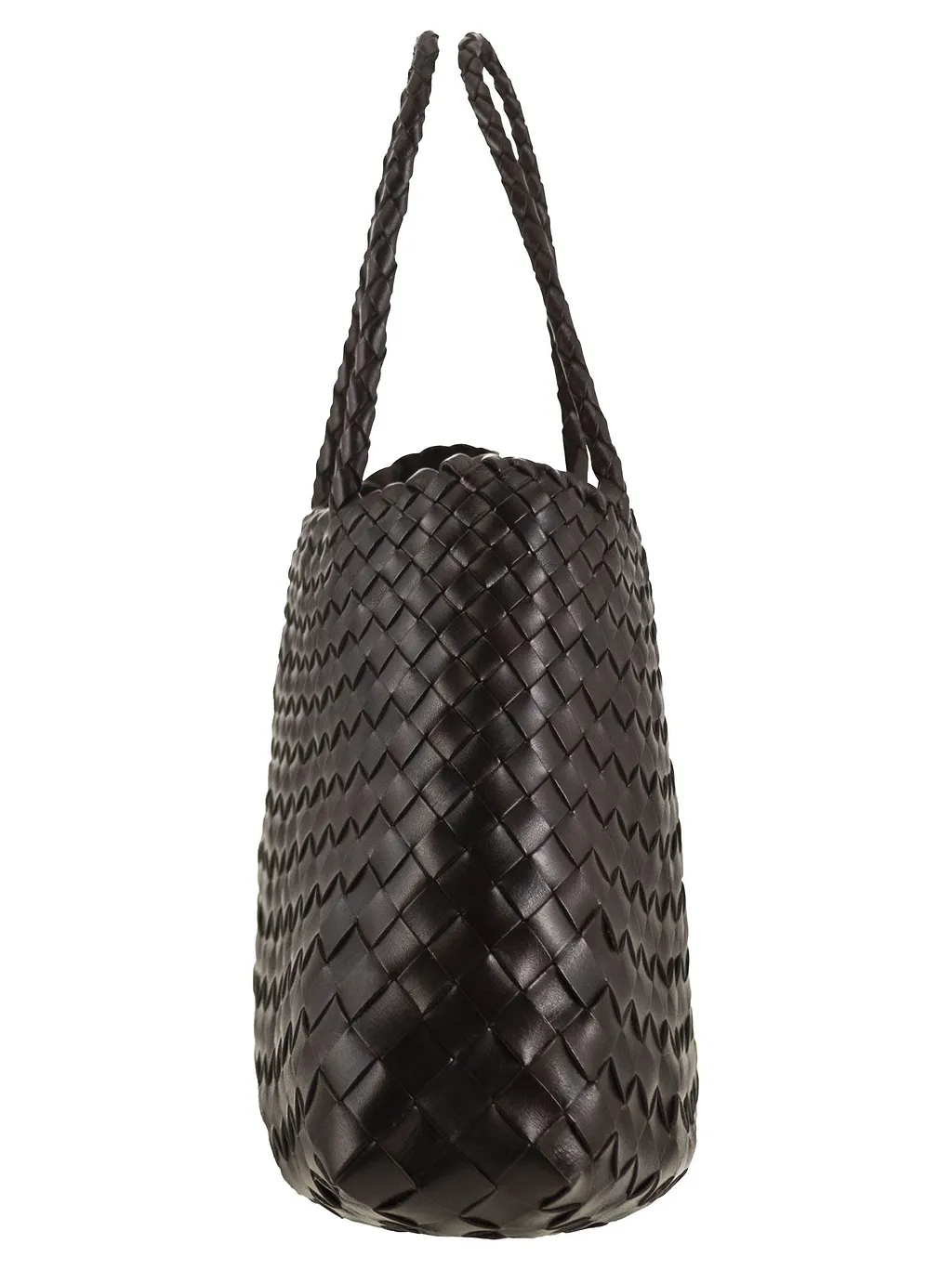 Dragon Santa Croce Small Woven Leather Bag