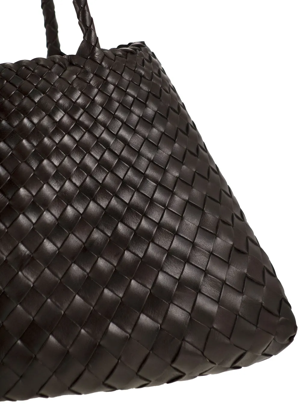 Dragon Santa Croce Small Woven Leather Bag