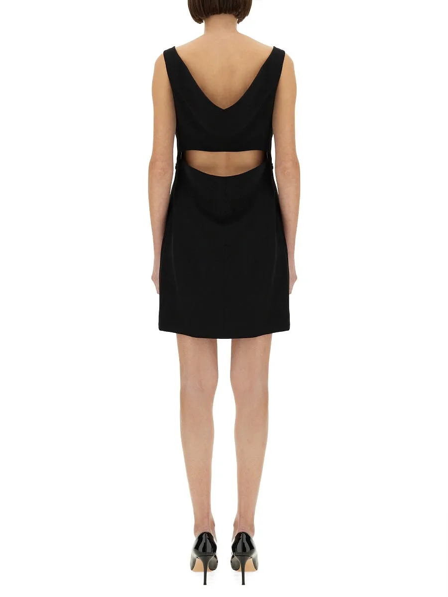 Givenchy Crepe And Satin Dress