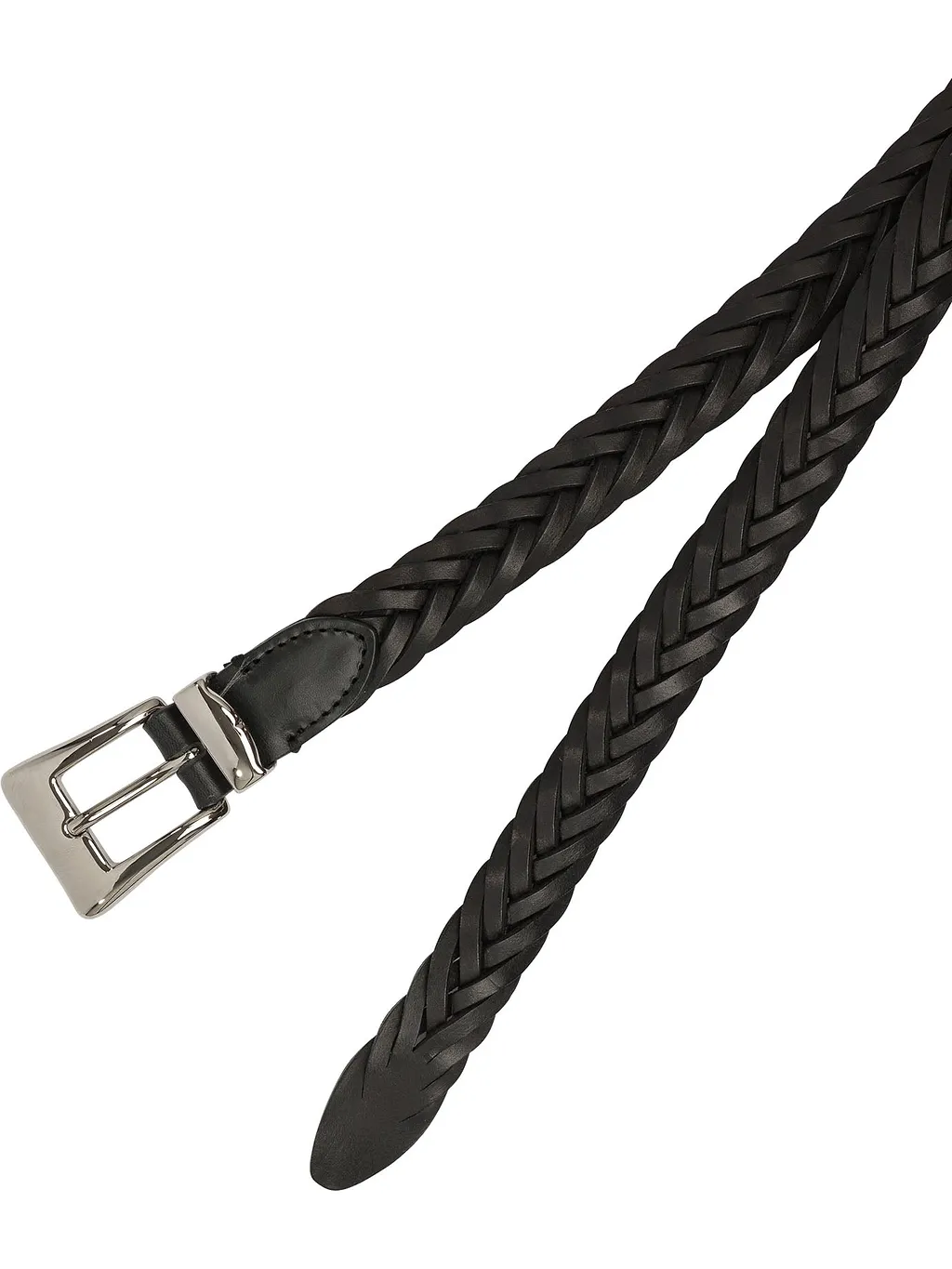 Adriano Meneghetti Ellar Braided Leather Belt