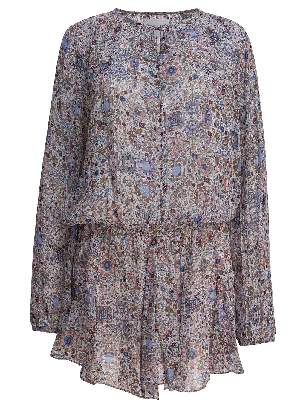 Marant ÉToile Floral Flared Dress