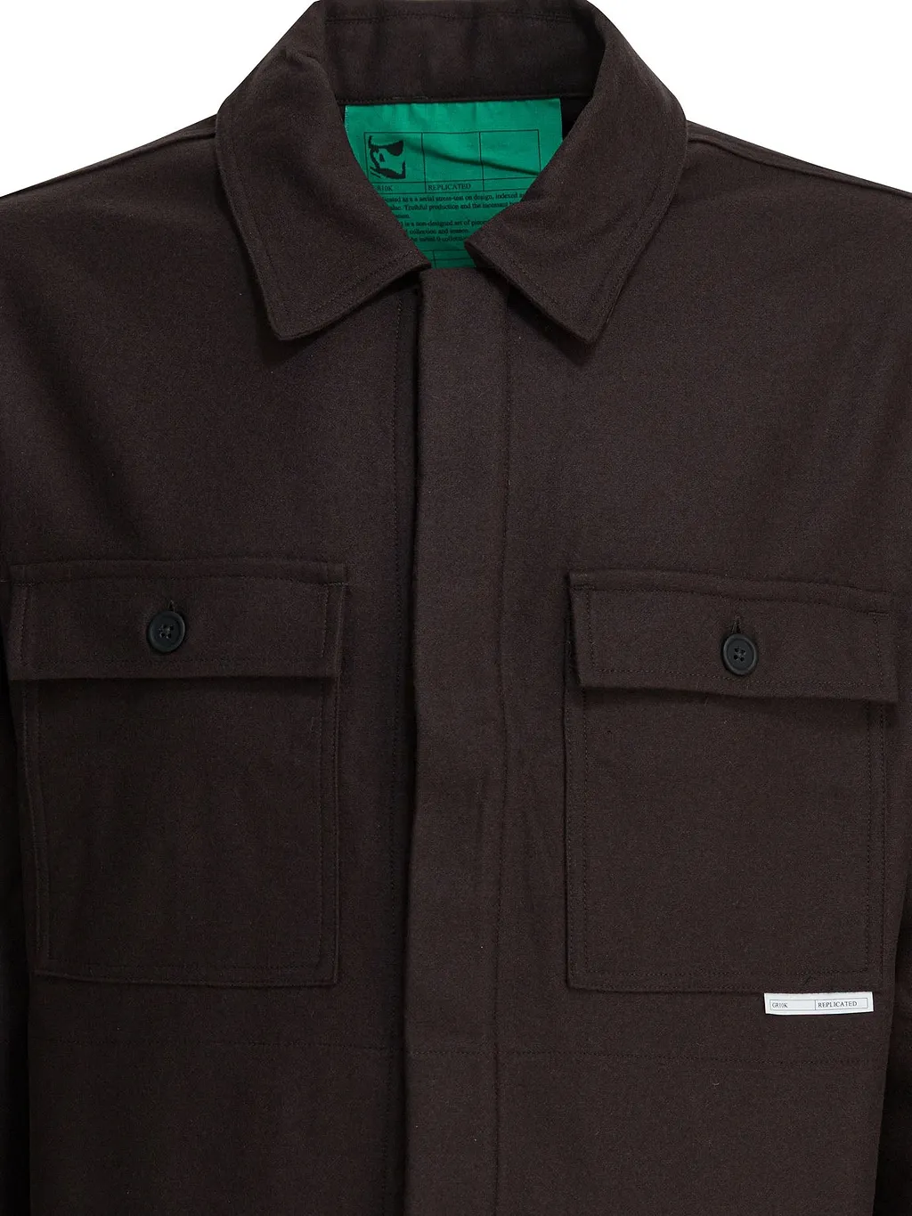 Gr10 K Wool Blend Overshirt Jacket