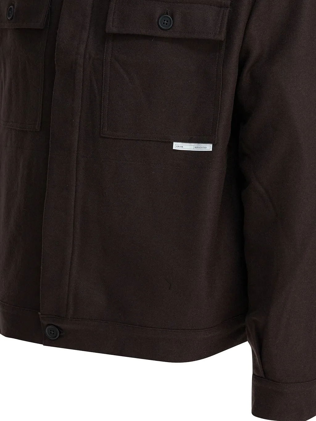 Gr10 K Wool Blend Overshirt Jacket