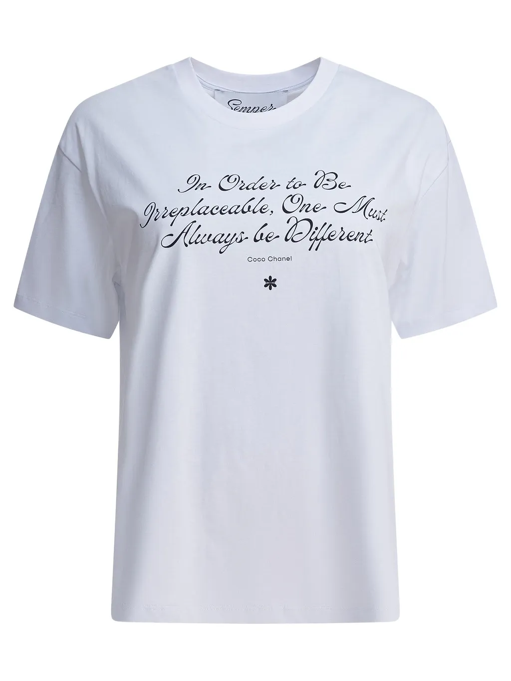 Semper T Shirt With Coco Chanel Citation