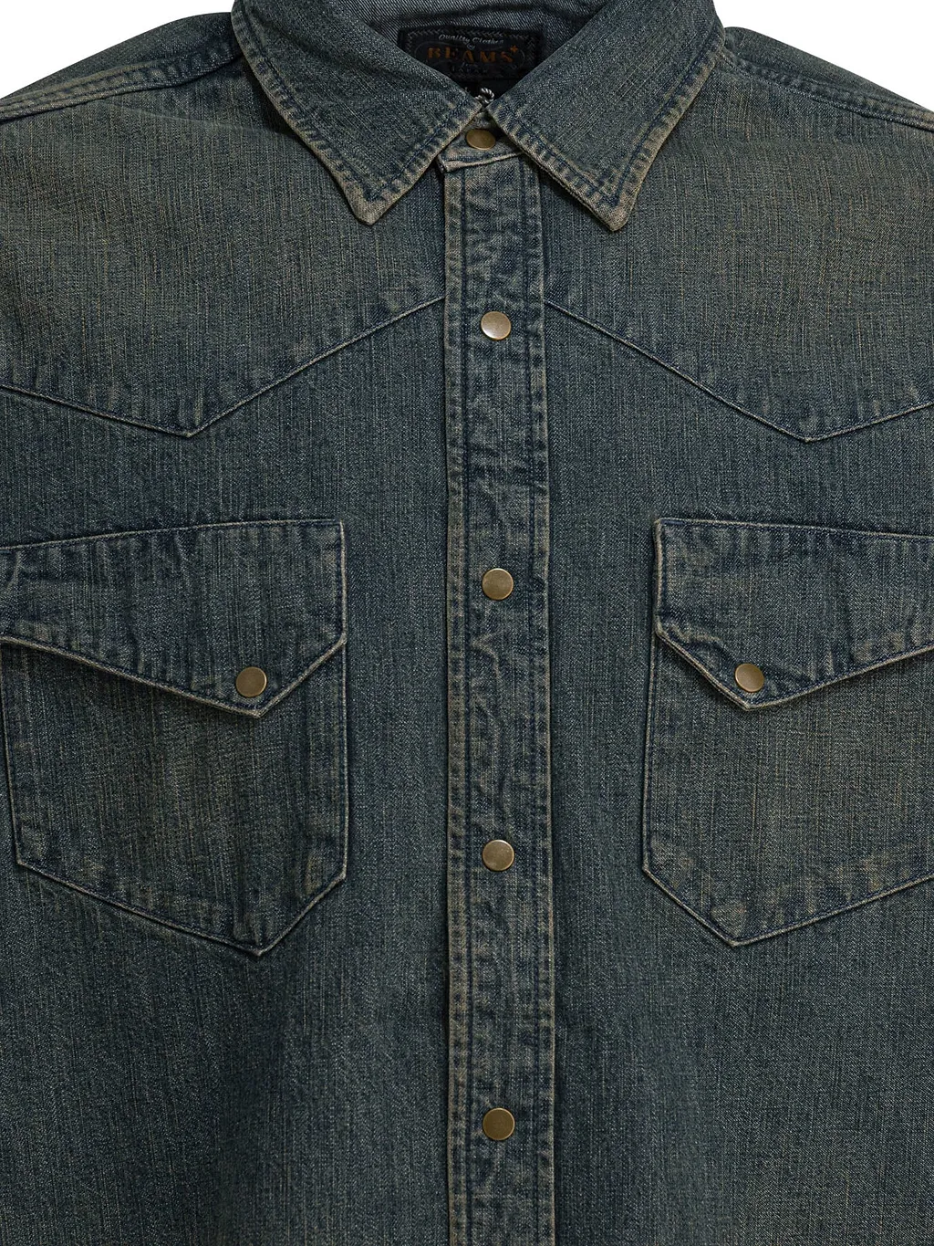 Beams Plus Shirt Western Double Dye