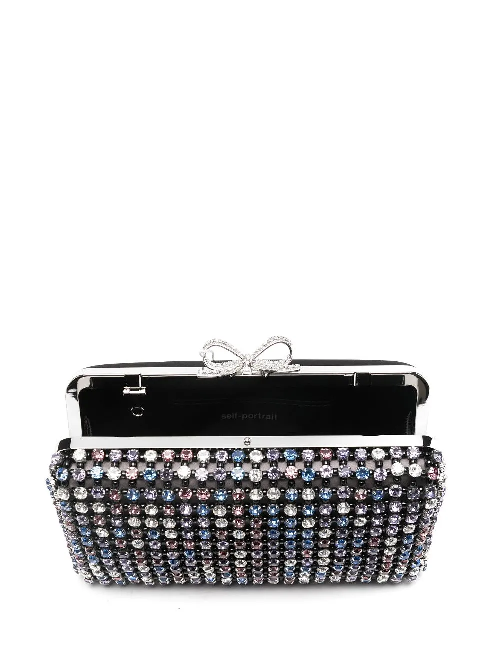 Self Portrait Crystal Embellished Clutch