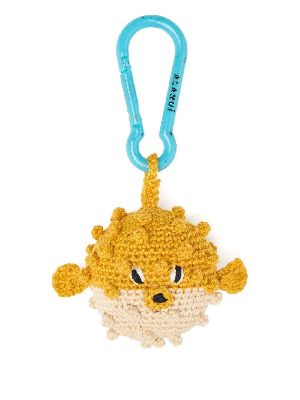 Puffer Fish Crochet Keyring