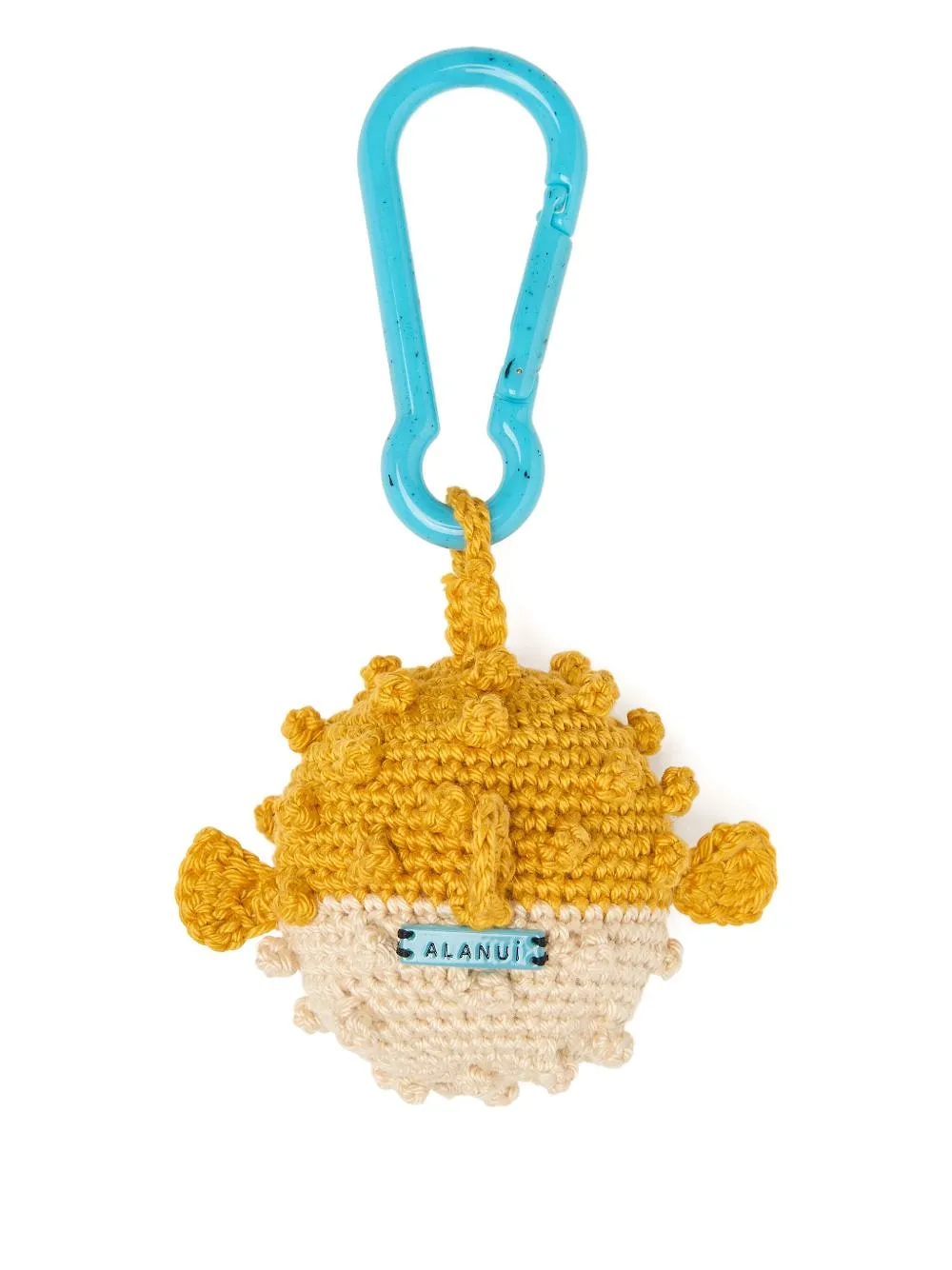 Puffer Fish Crochet Keyring