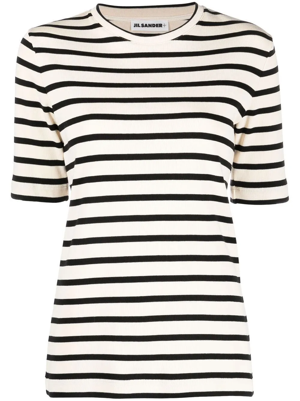 Jil Sander Plus Striped Cotton T-Shirt