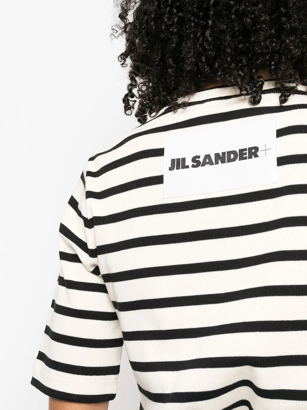 Jil Sander Plus Striped Cotton T-Shirt