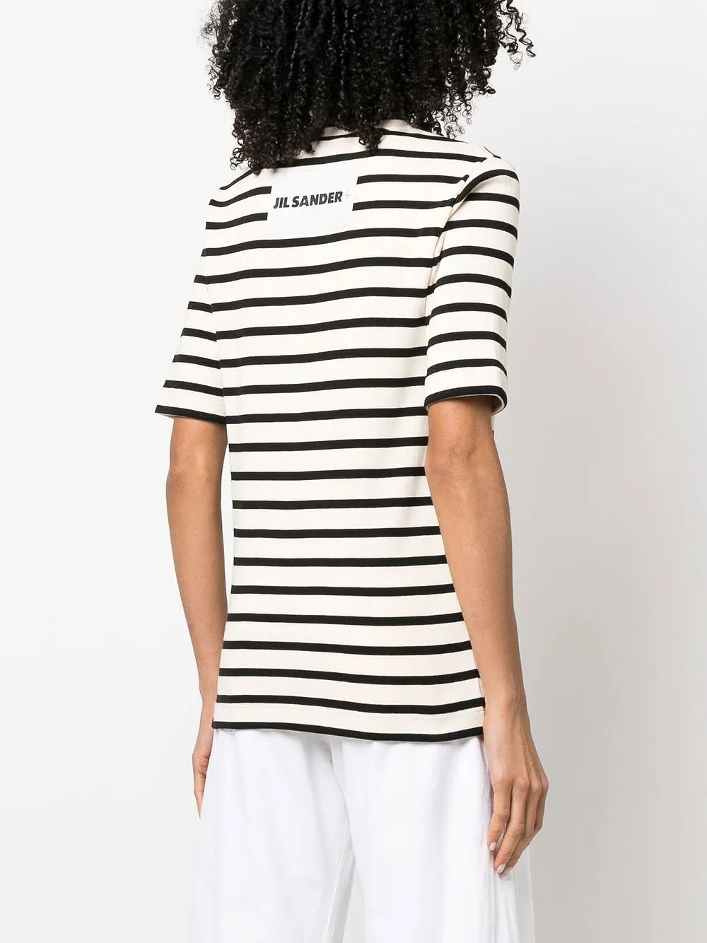 Jil Sander Plus Striped Cotton T-Shirt