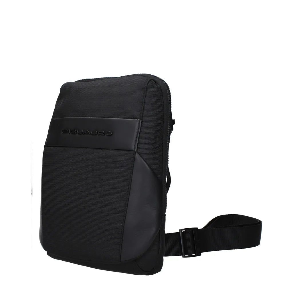 Piquadro Crossbody Bag Fabric Black