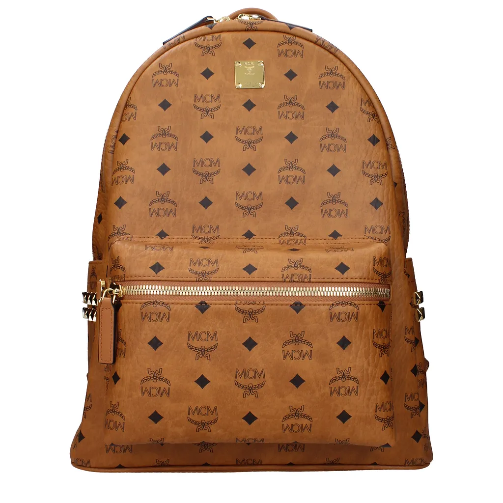 Mcm Brown/Cognac Leather Backpack