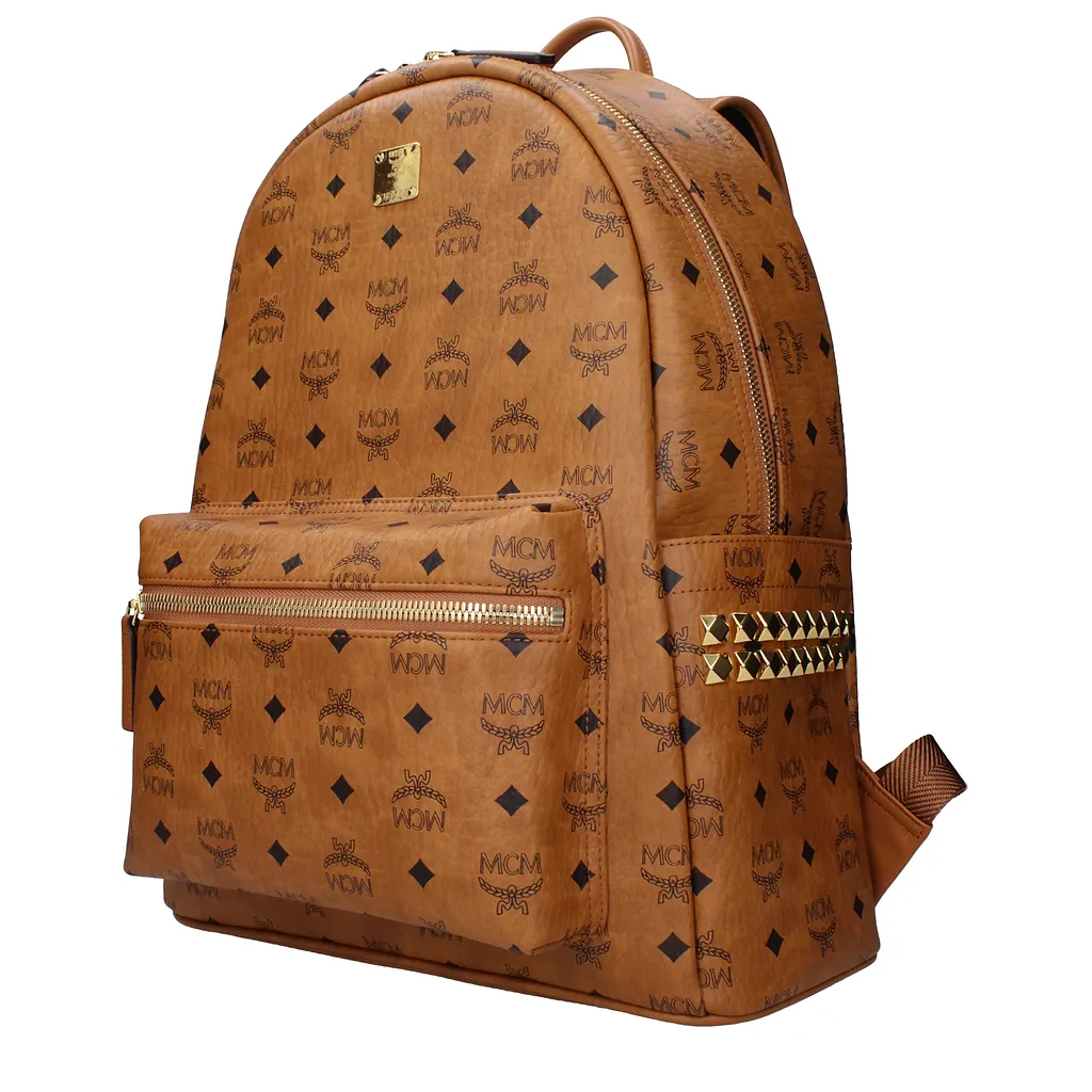 Mcm Brown/Cognac Leather Backpack