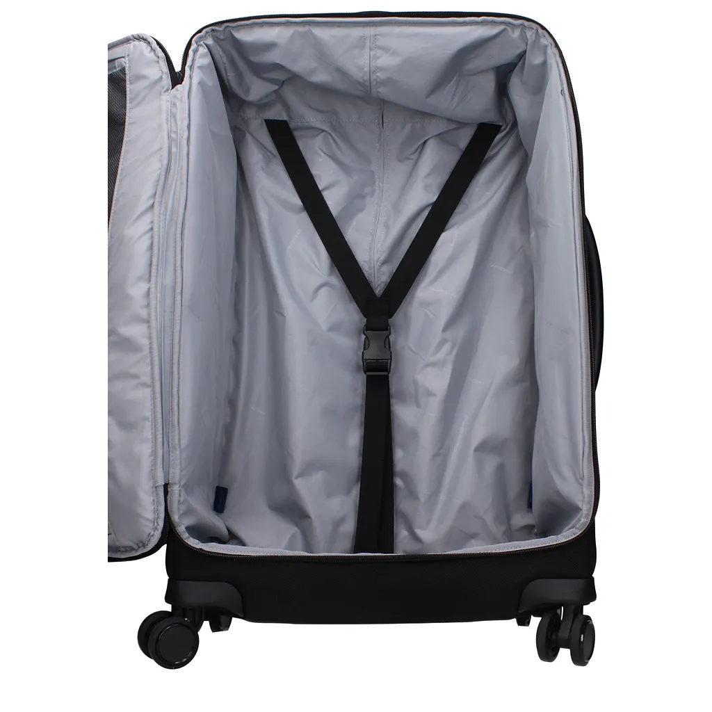 Piquadro Fabric Black Trolley