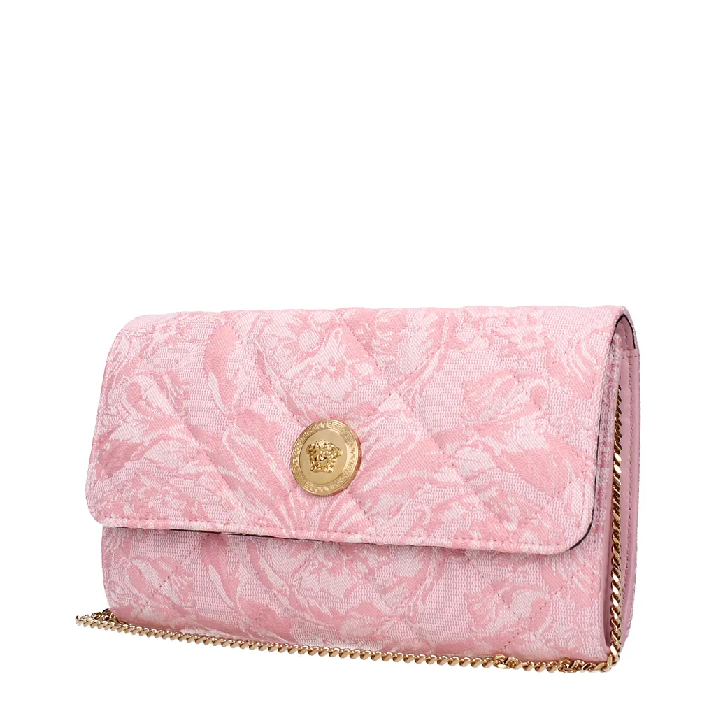 Versace Fabric Pink Pochette