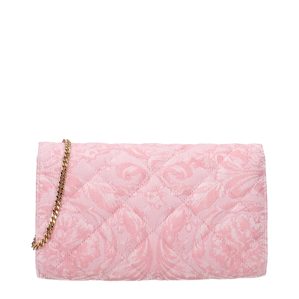 Versace Fabric Pink Pochette