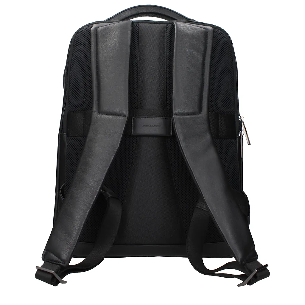 Piquadro Backpacks And Waist Bags Leather Black